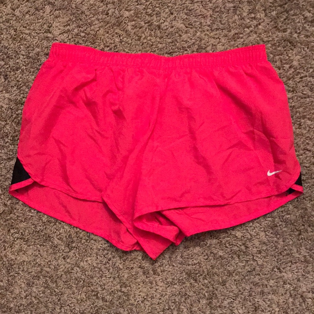 Nike pink running shorts, size XL